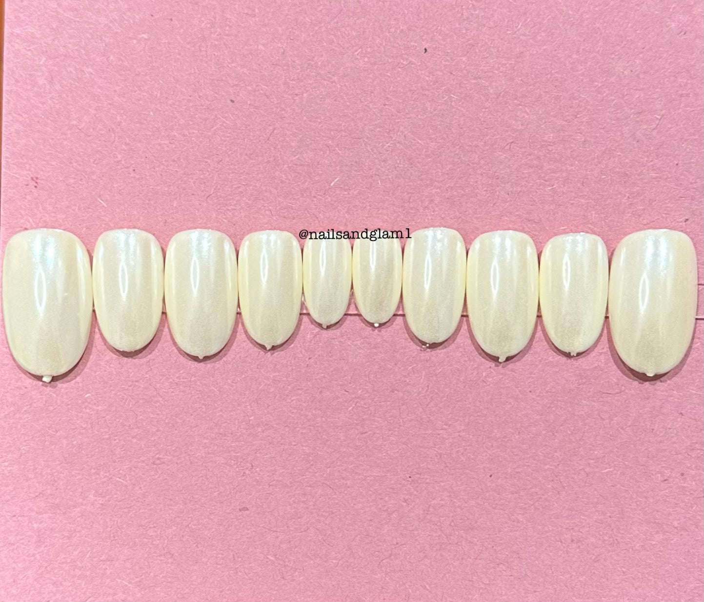 Pastel Yellow Glazed Doughnut Nails | Press on Nails UK | Stick on Nails | Reusable | Customised | Handmade | Set of 10