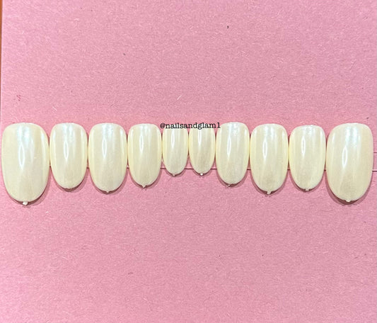 Pastel Yellow Glazed Doughnut Nails | Press on Nails UK | Stick on Nails | Reusable | Customised | Handmade | Set of 10