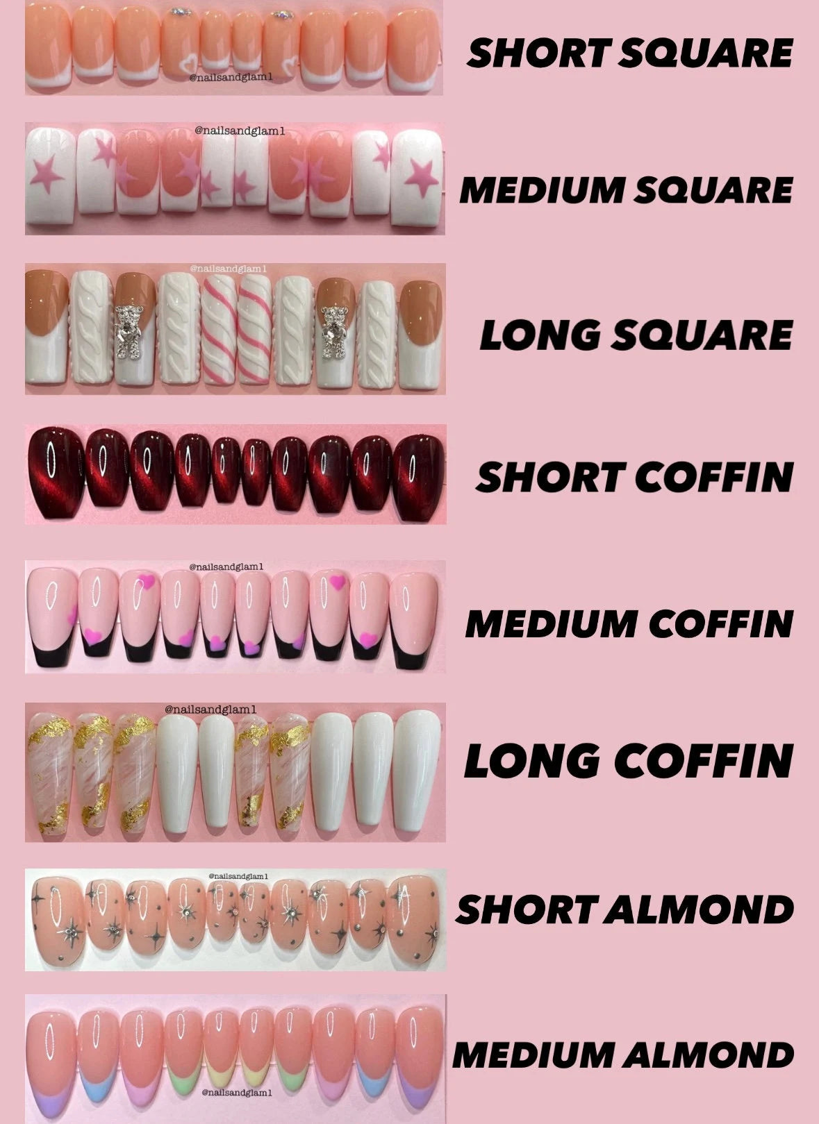 Nude Marble Nails | Press on Nails UK | Stick on Nails | Reusable | Customised | Handmade | Set of 10